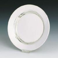Round Sterling Silver Kiddish Cup Tray 