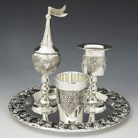 Silver Plated Complete Havdallah Set