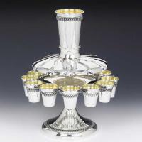 Filligree Sterling Silver Kiddush Fountain