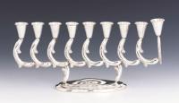 Designer Sterling Silver Menorah