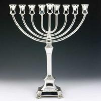 Sterling Silver Menorah - Naora 