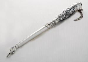 Silver extra long Torah Pointer 