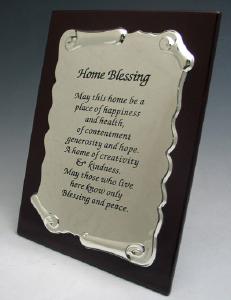 mahogany wood plaque