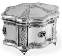 Ornate sterling silver Etrog Box