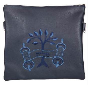 Blue Leather Talli bag