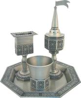 Pewter Plated Havdallah Set