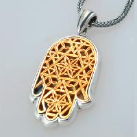 Filigree Gold Hamsa