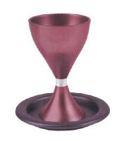 MaroonKiddush Cup Set 