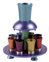 Multi color Brushed Aluminum Kiddush Fountain 