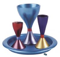 Multi colored alluminum Havdallah Set