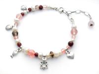 Jewish Rose beaded bracelet