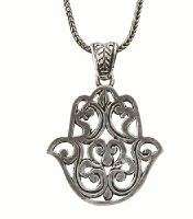  Hamsa Necklace - Filigree