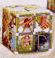 Childs alphabet Tzedakah box