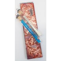 copper wedding shard glass mezuzah