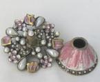 PINK PEARL PEWTER DREIDEL