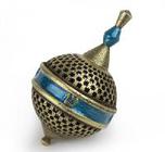 Blue Moroccan Dreidel