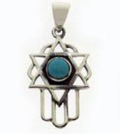 Turquoise Stone hamsa