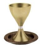 gold Kiddush Cup Set 