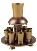 Gold Brushed Aluminum Kiddush Fountain 