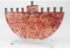copper glass mezuzah