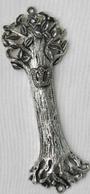 Silver tree mezuzah case Mezuzah case