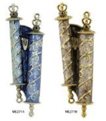 Hand Crafted Mezuzah Torah Scrolls