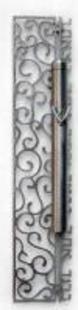 Brushed stainless steel Mezuzah  by Melonie Dankowicz