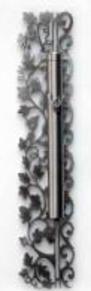 Grape vines Mezuzah made of stanless steel by Melonie Dankowicz