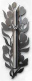 Brushed stainless steel Mezuzah  by Melonie Dankowicz