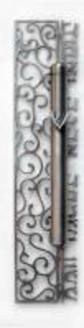 Wedding Mezuzah made of stanless steel by Melonie Dankowicz