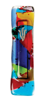 Rainbow Glass Mezuzah