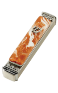 rust Glass Mezuzah