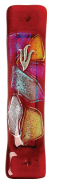 Red Mosaic Glass Mezuzah