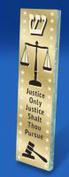  Glass Mezuzah for a Lawyer