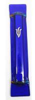 Cobalt Blue Art Glass Mezuzah