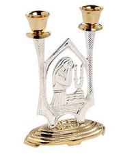 Shabbat Woman Candlesticks