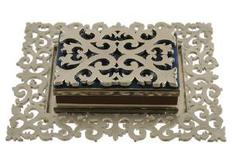 Pewter lace Matchbox