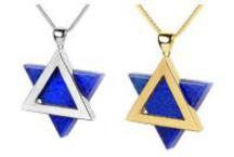  Star of David with Lapis Stone