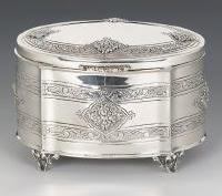 Estate Sterling Silver  Etrog Box