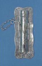 HINGED STERLING SILVER MEZUZAH CASE