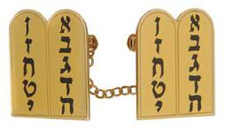 Gold tablet Tallit Clip