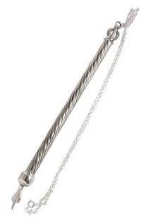 Sterling spiral torah pointer