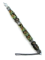 TOPAZ ENAMEL CRYSTAL STUDDED FLORAL YAD