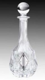 Crystal and Sterling Silver Wine Decanter