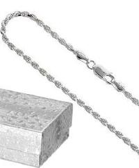 Sterling Silver Rope Chain