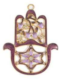 Ornate Jeweled Hamsa