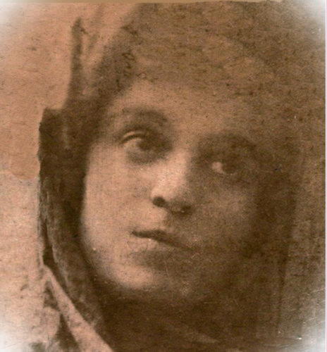 Vintage picture of russian Woman